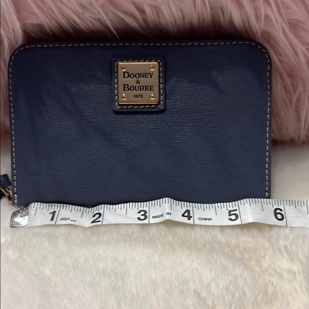 Dooney & Bourke Bluish grey Wallet Zip-Around Clutch